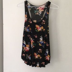 Vintage Mudd Black Floral Tank
